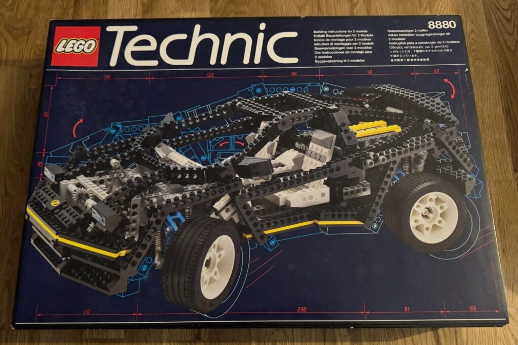 Lego Technic 8880 Supercar — the reward for memorising Matthew 5-7