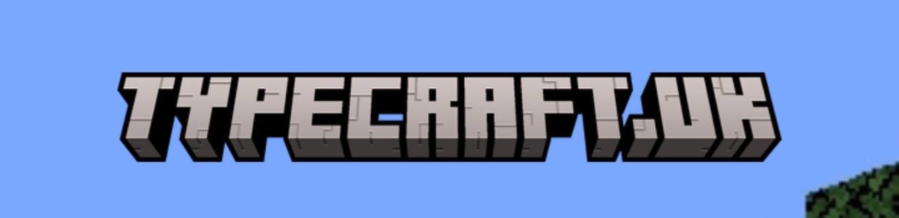 Typecraft — Minecraft-themed typing game